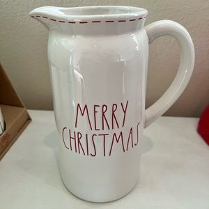 Rae Dunn Merry Christmas pitcher
